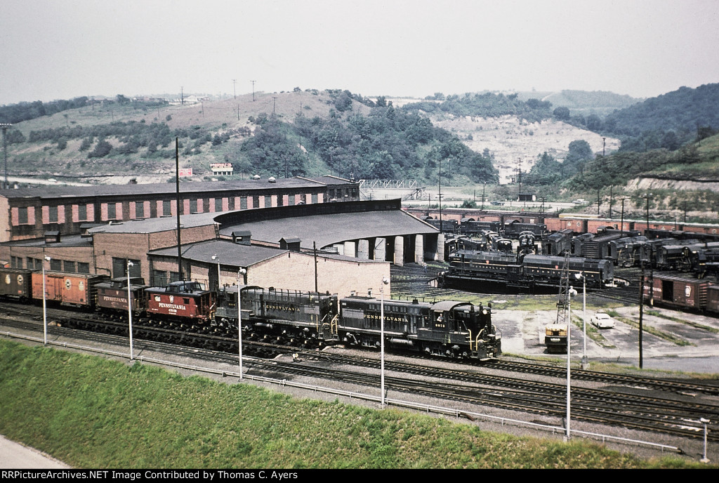 PRR Conway Engine House, 1959